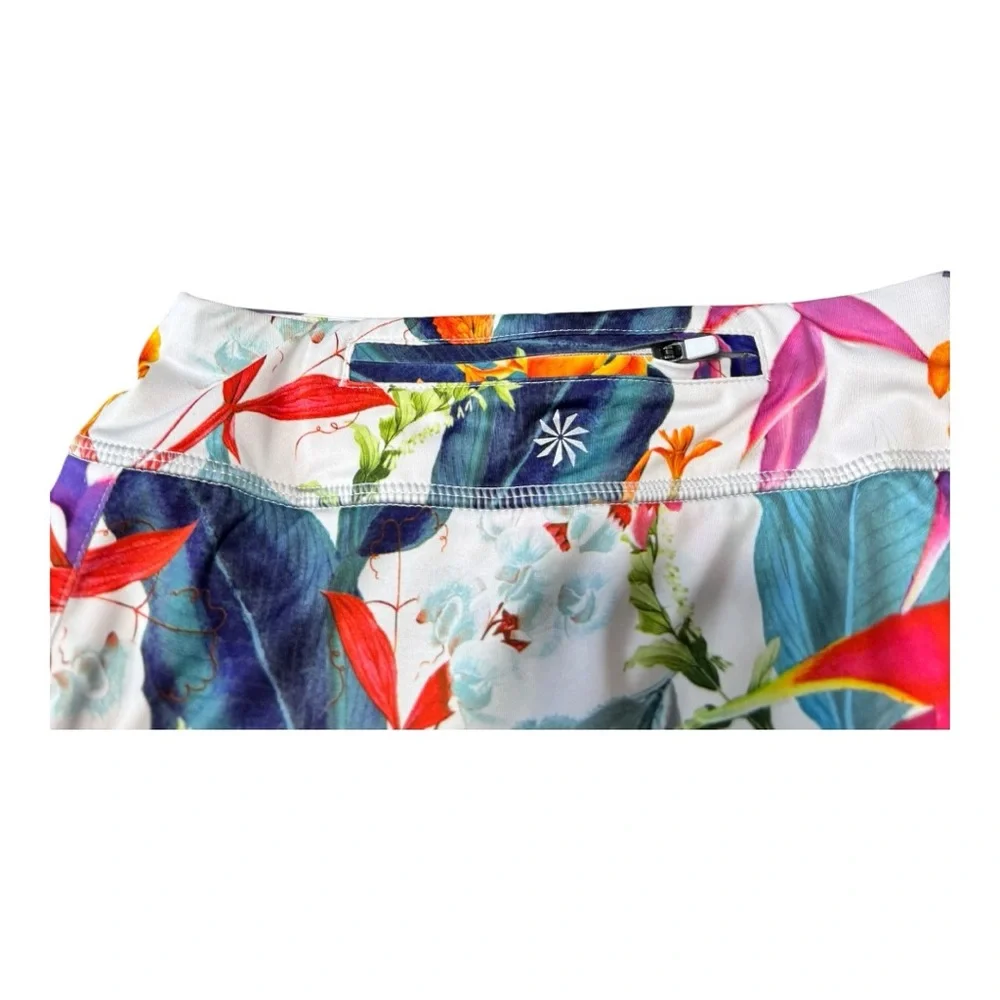 Athleta Girl Tropical Floral High Waisted Skort Size XXS